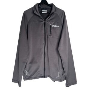 Ecko Function Mens Gray Full‎ Zip Track Jacket Mock Neck Size Large XSC Packable